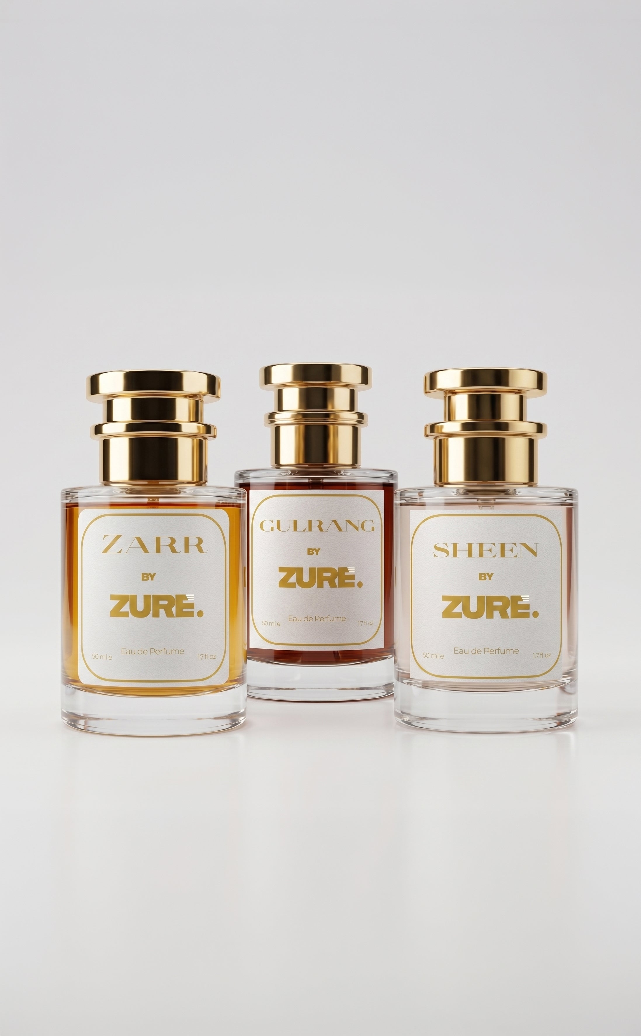 ZURE. Fragrances — The debut Collection